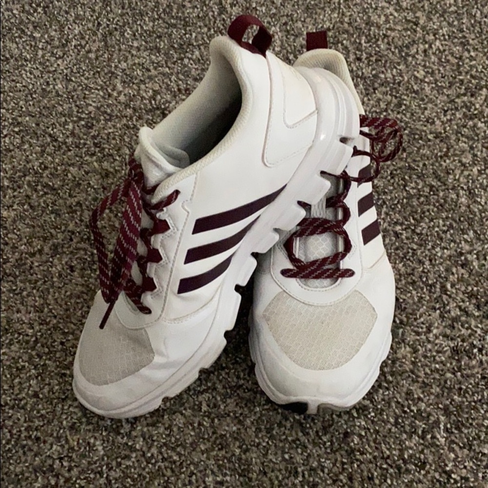 White Adidas Tennis Shoes